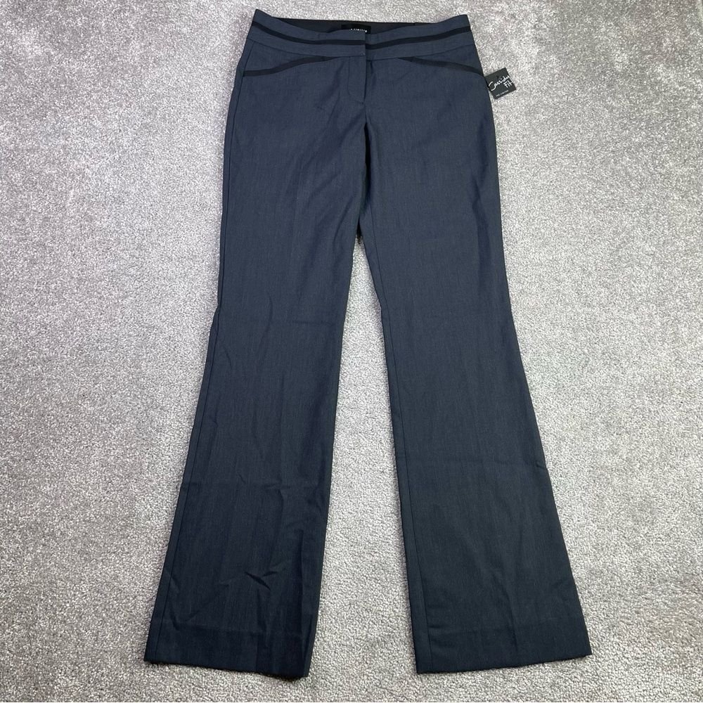 The Limited Cassidy Fit Dress Pants Women’s 0 Charcoal Gray Bootcut Low Rise